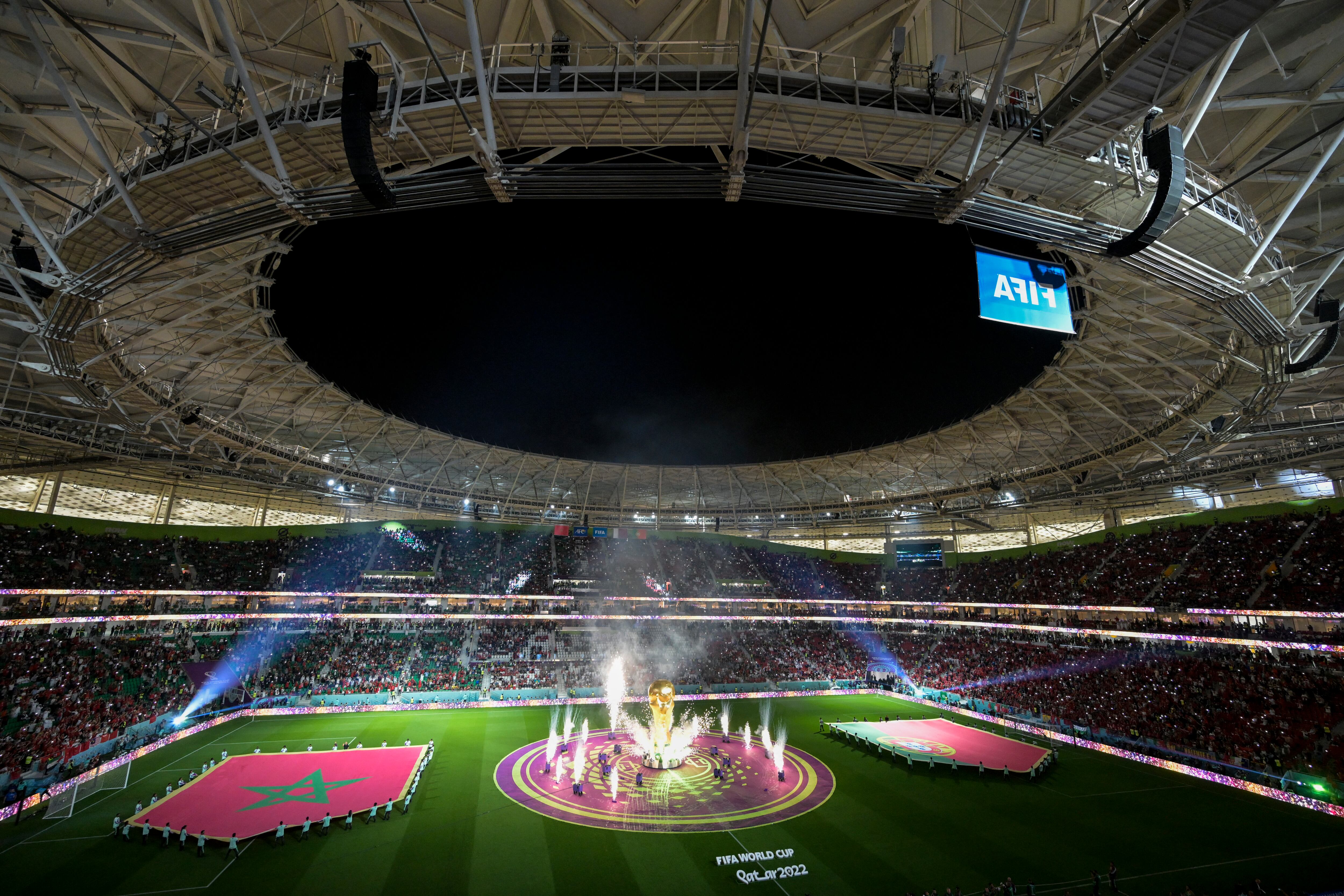 Marruecos VS Portugal. (Photo by JUAN MABROMATA / AFP)