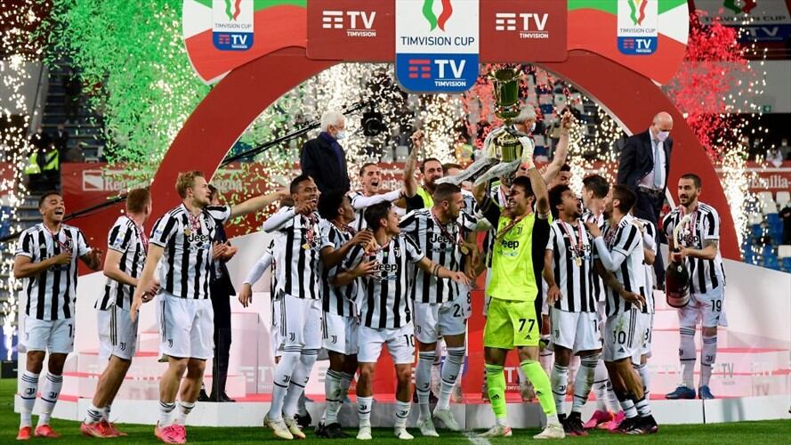 Juventus campeón de la Copa Italiana 2021. Foto: Getty Images