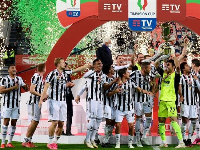 Juventus campeón de la Copa Italiana 2021. Foto: Getty Images