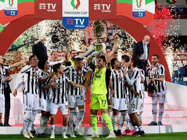 Juventus campeón de la Copa Italiana 2021. Foto: Getty Images