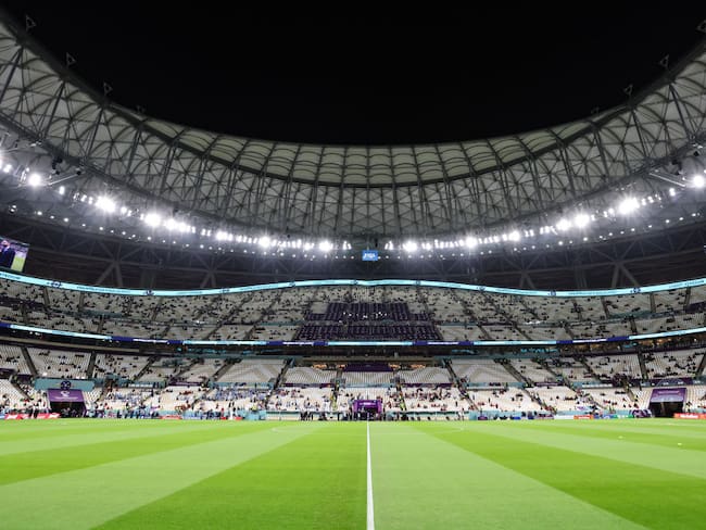 LUSAIL CITY, QATAR - NOVEMBER 28: A general view of the stadium prior to the FIFA World Cup Qatar 2022 Group H match between Portugal and Uruguay at Lusail Stadium on November 28, 2022 in Lusail City, Qatar. (Photo by Youssef Loulidi/Fantasista/Getty Images)