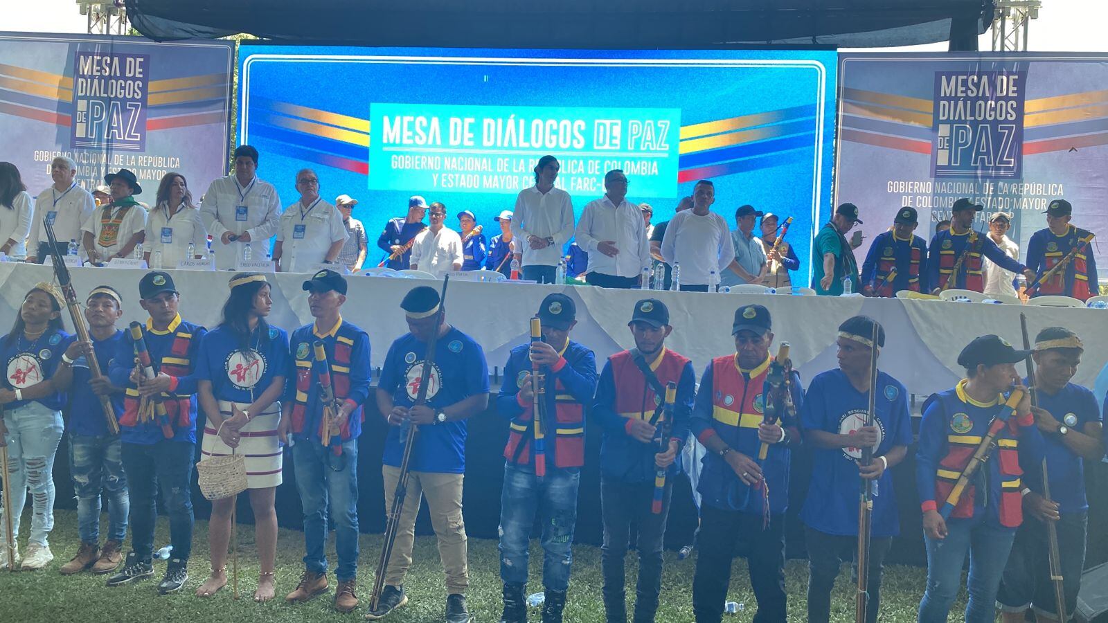 Mesa de diálogos de paz entre Gobierno y Estado Mayor Central de las Farc. / Foto: Archivo.