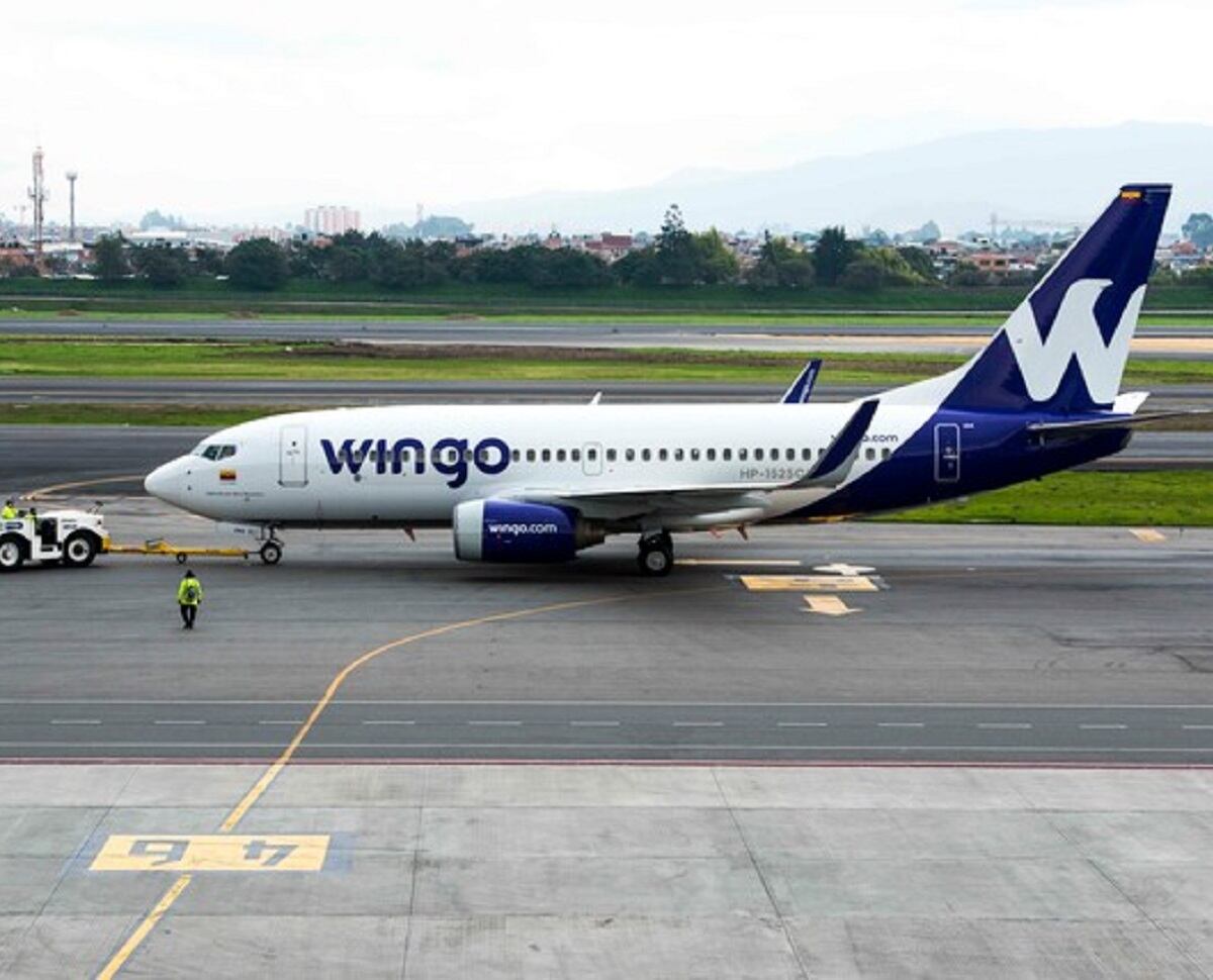 Avión de Wingo. Foto: Suministrada.
