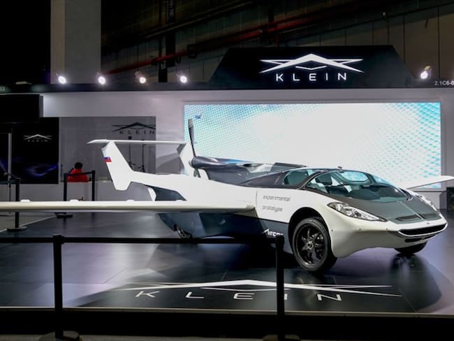 Anton Zajac, cofundador de Klein Vision explicó en Sigue La W cuáles son las funciones que tiene el carro volador. . Foto: Ma Jian/VCG via Getty Images