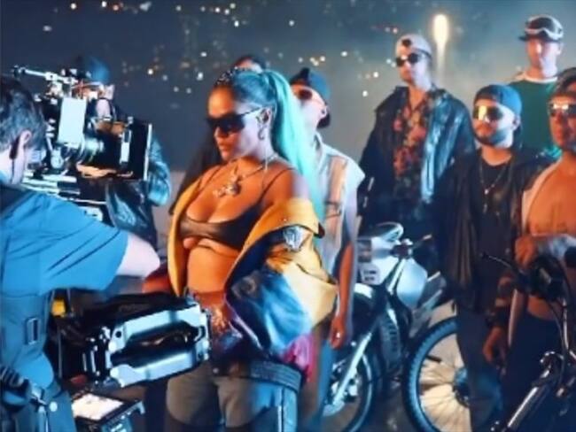 Detalles de la grabación del video de reggaetón 'Poblado remix'