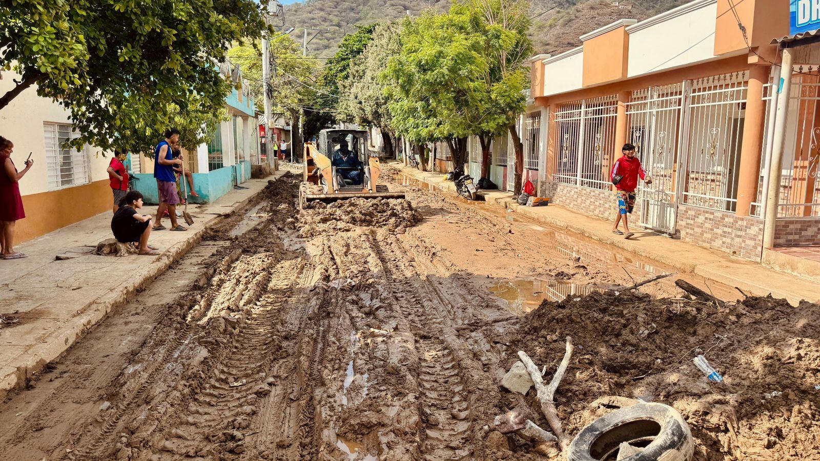 Barrios afectados por las lluvias/ Alcaldía de Santa Marta