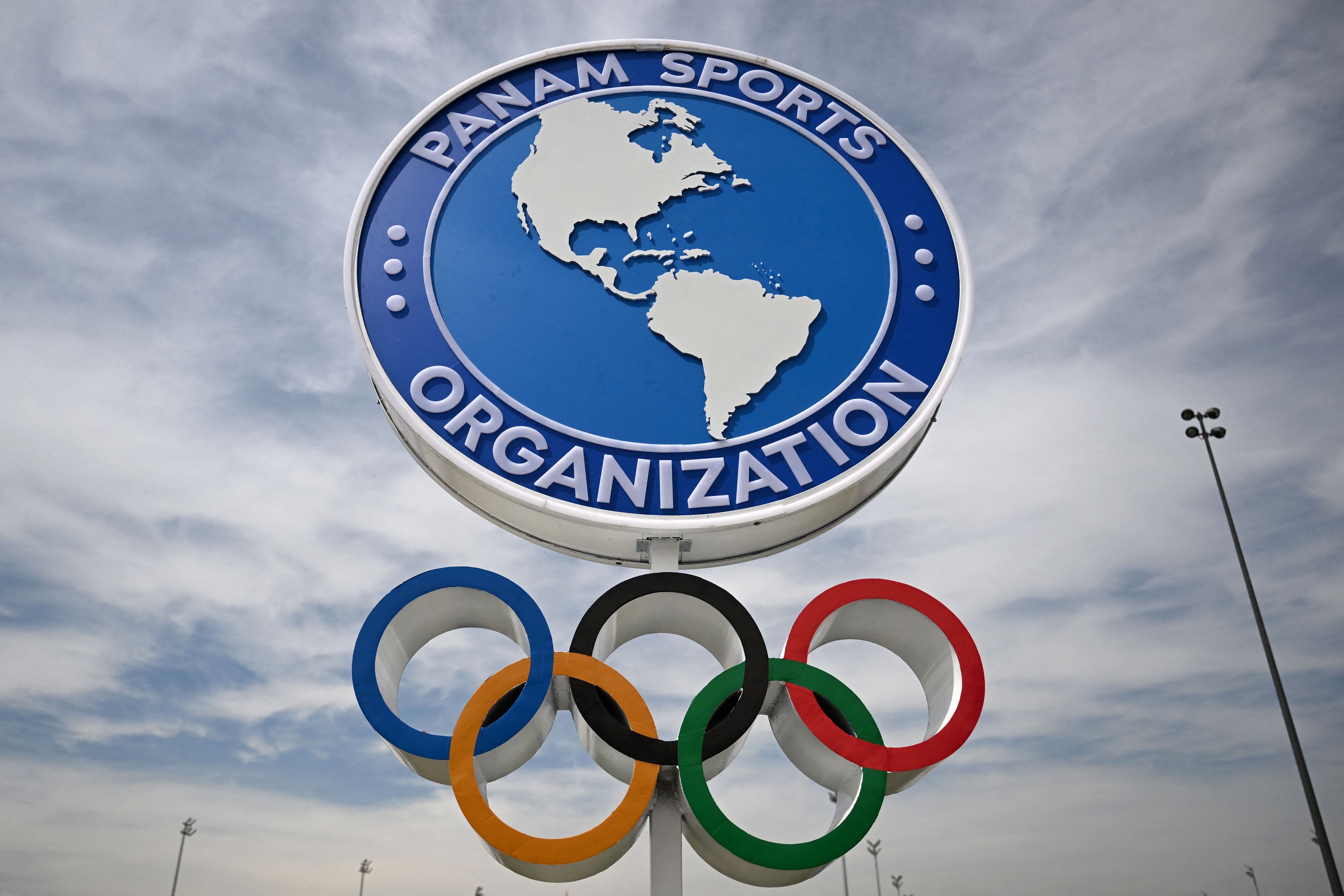 Logo de Panam Sports, imagen de referencia. FOTO: Raúl Arboleda/Getty Images