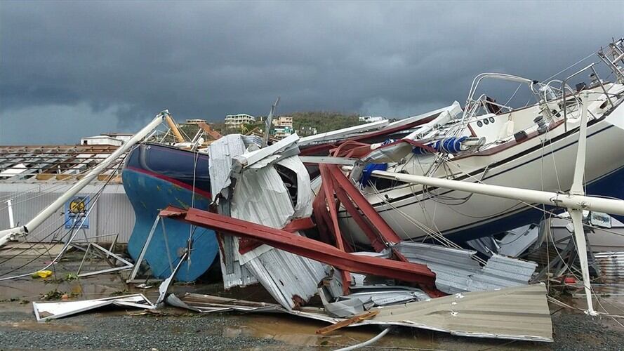 Desastres de huracán Irma. Foto: Associated Press - AP