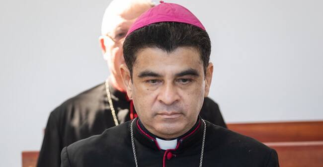 obispo nicaragüense Rolando Álvarez. Foto Twitter: @mdxuninews