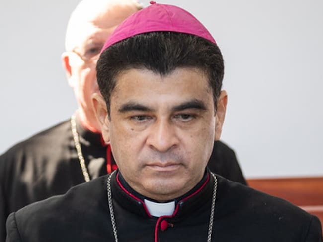 obispo nicaragüense Rolando Álvarez. Foto Twitter:  @mdxuninews