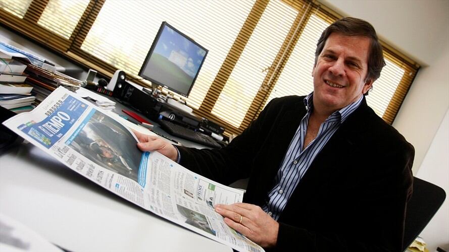 Roberto Pombo deja la dirección general de El Tiempo. Foto: Colprensa