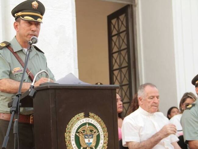 El hecho delincuencial se registró en la glorieta de la entrada al Aeropuerto ‘Simón Bolívar. Foto: Cortesía: Policía Metropolitana de Santa Marta.