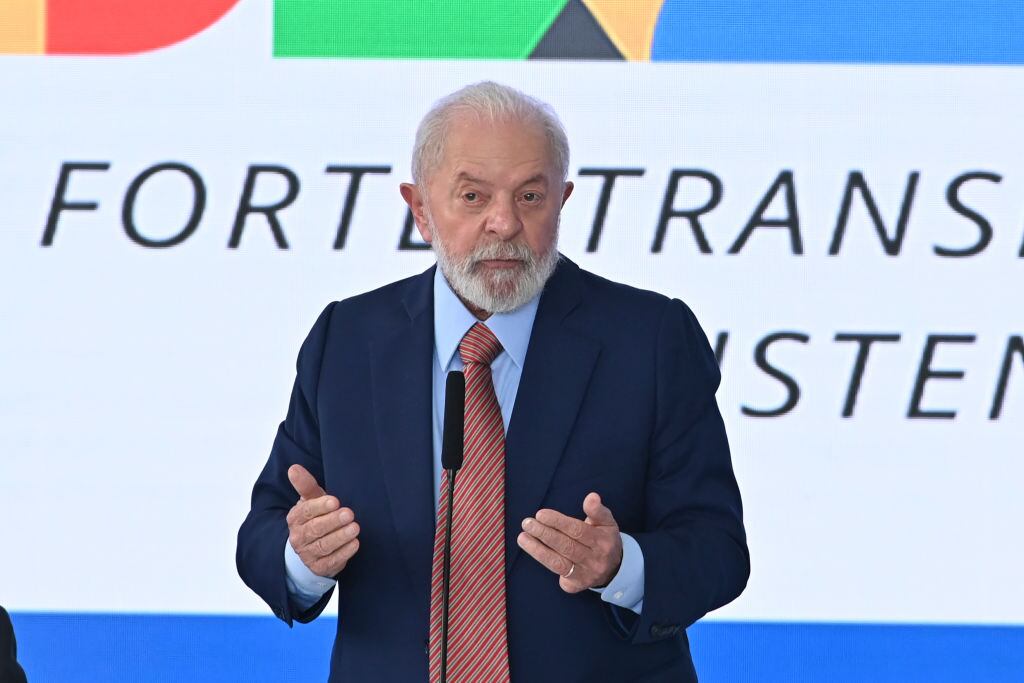 Presidente de Brasil, Luiz Inacio Lula da Silva. Foto: Ton Molina/NurPhoto/Getty Images