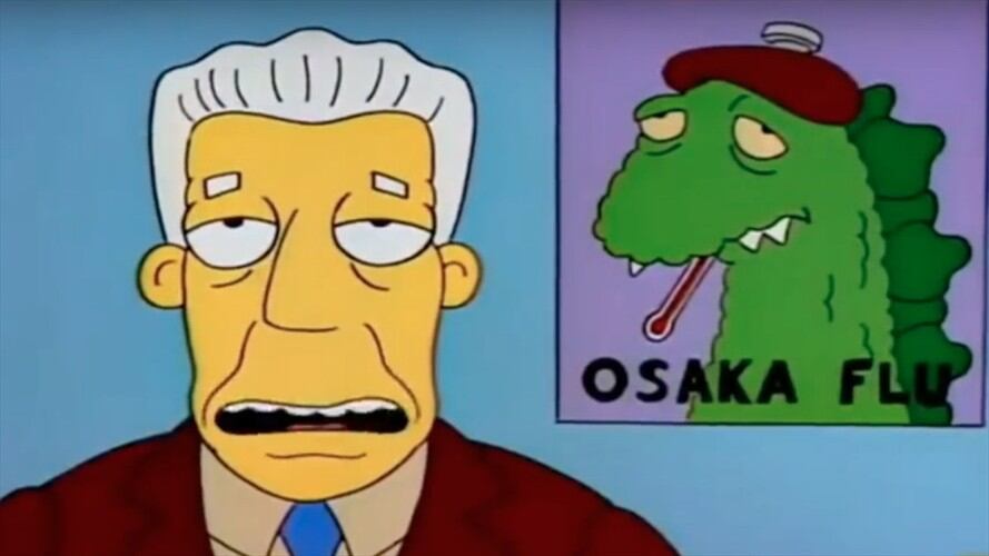 Un capítulo de la serie de Matt Groening mostró una similitud a la crisis sanitaria que actualmente se vive a causa del Covid-19. Foto: Cortesía