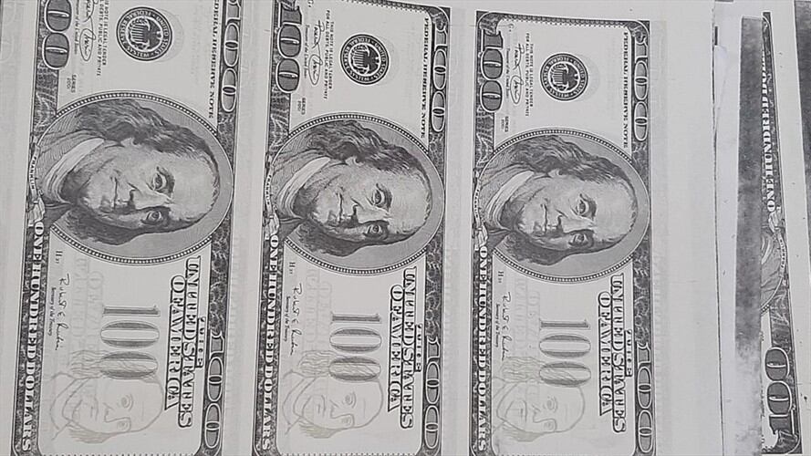 Cae centro de falsificación de moneda . Foto: Cortesía Fiscalía