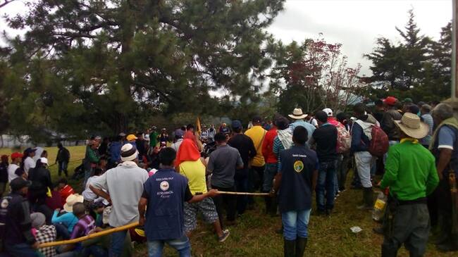Comunidades anuncian cierre de vías alternas en Cauca. Foto: La W