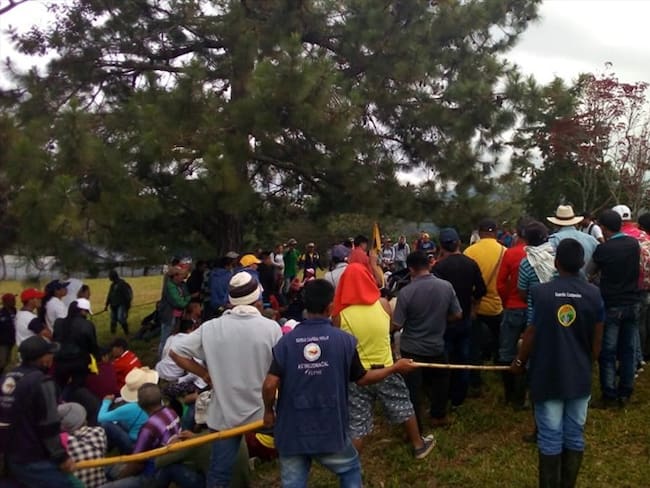 Comunidades anuncian cierre de vías alternas en Cauca. Foto: La W