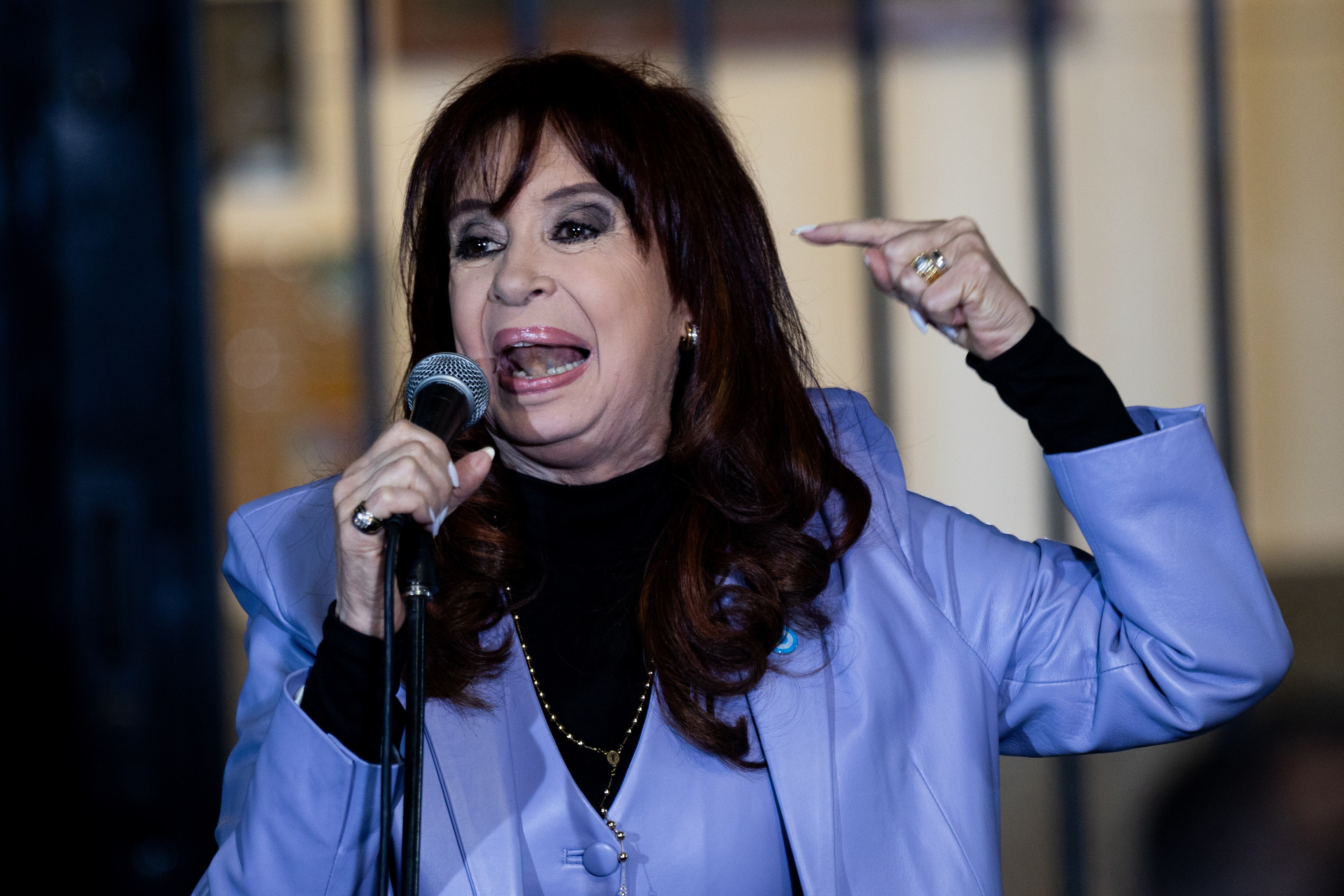 Expresidenta de Argentina, Cristina Fernandéz. FOTO: Tomas Cuesta/Getty Images