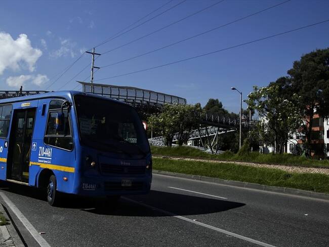 Protestas en Bogotá por conductores de Sitp inconformes con las medidas de la cuarentena