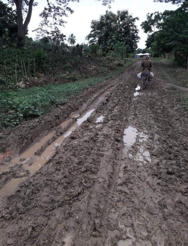 Pésimo estado de las vías afecta jornadas de clases en zona rural de Moñitos, Córdoba. Foto: cortesía (referencia).