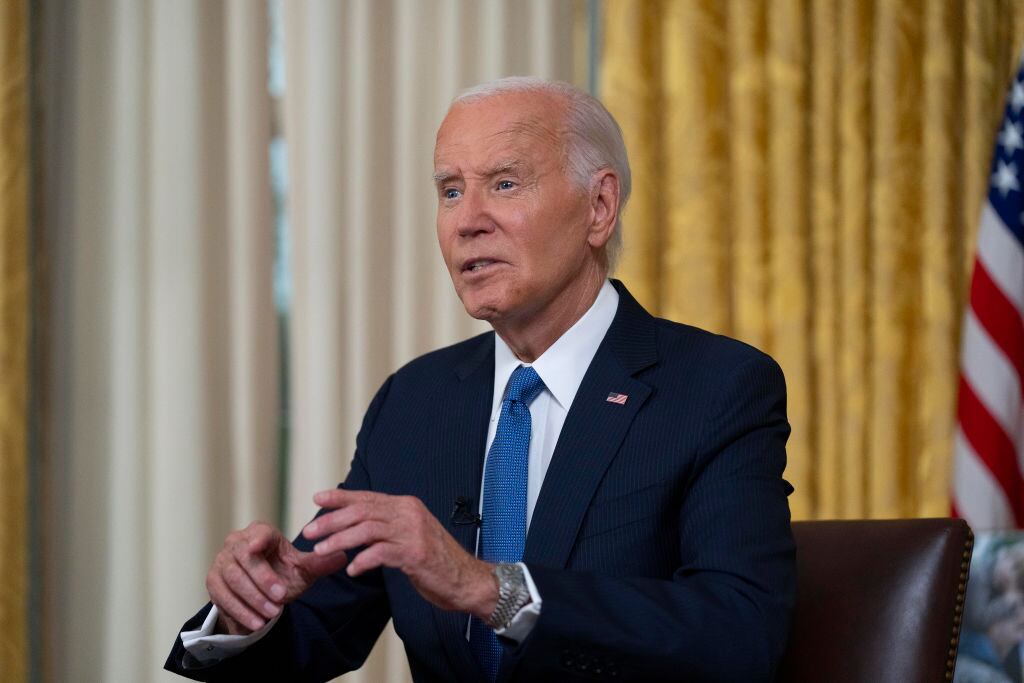 Joe Biden. (Photo by Evan Vucci-Pool/Getty Images)