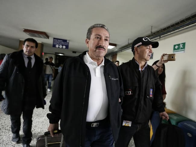 Hugo Aguilar, exgobernador de Santander y condenado por paramilitarismo. Foto: Colprensa.