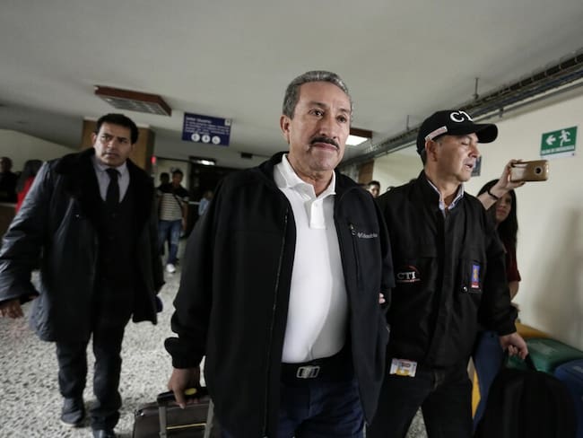 Hugo Aguilar, exgobernador de Santander y condenado por paramilitarismo. Foto: Colprensa.