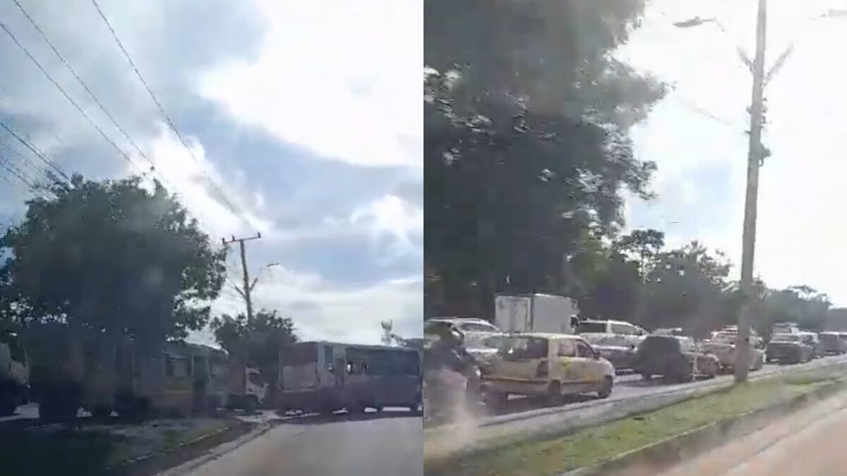 Bloqueos en Barranquilla por corte de energía: van 3 protestas en 24 horas contra Air-e