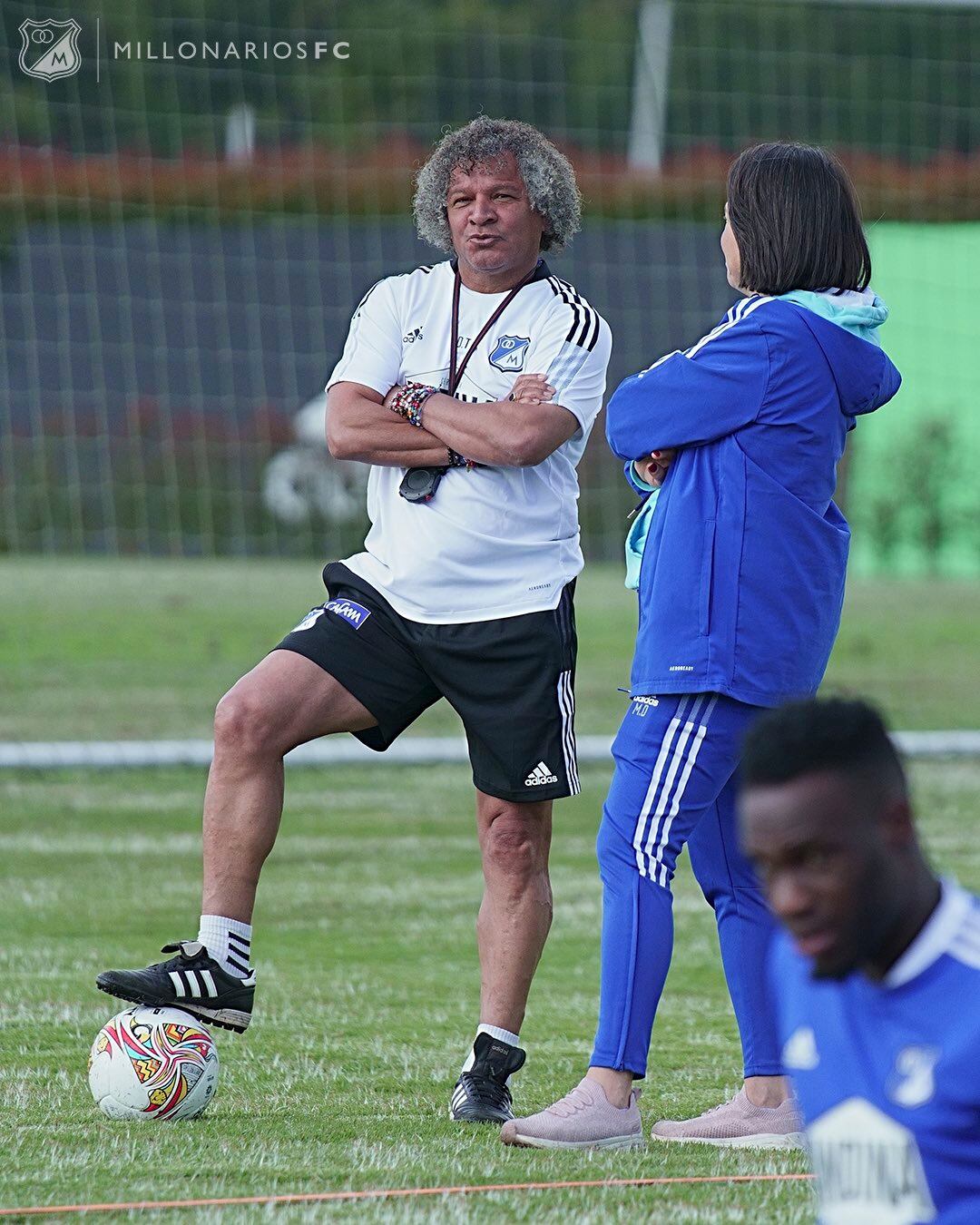 Alberto Gamero en la pretemporada con Millonarios / @MillosFCoficial