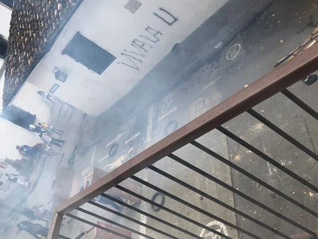 Evalúan heridos y afectaciones tras disturbios en Popayán. Foto: Cortesía