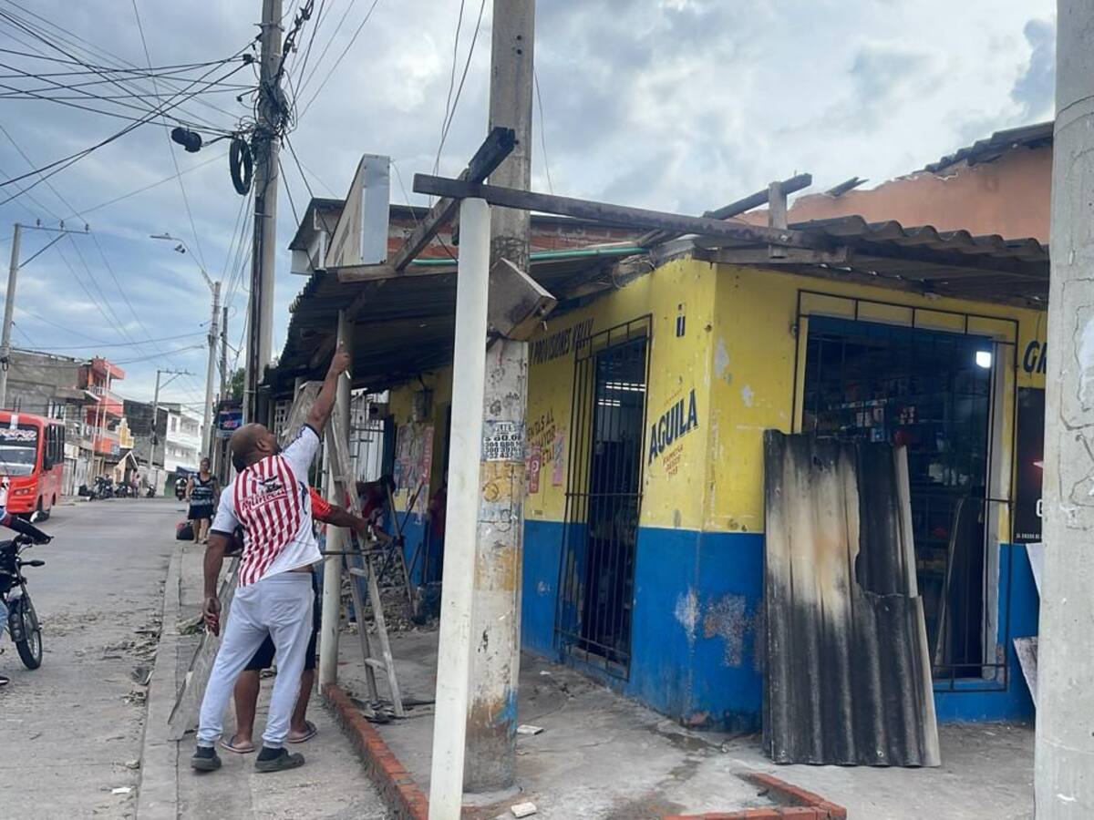 Fotos: Las imágenes tras el vendaval en Barranquilla que dejó a más de 20 barrios sin luz