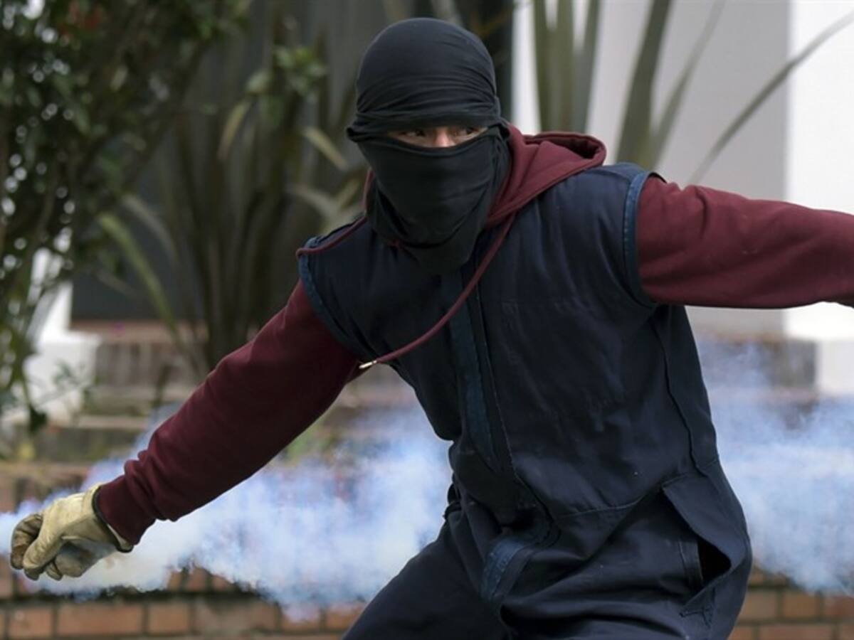 Policía investiga encapuchados que alteraron orden público en la UPTC de Tunja