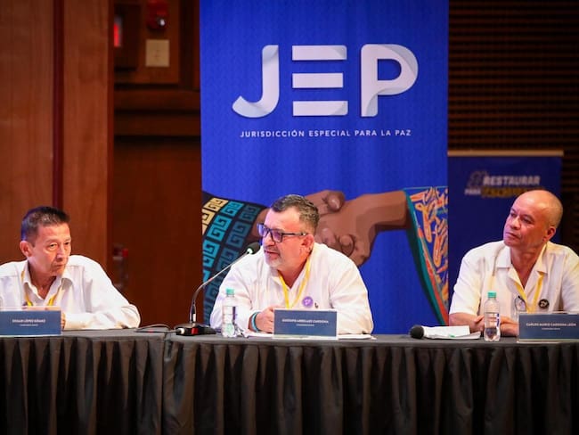 Se miraba quién tenía más dinero para secuestrarlo: exjefes del Bloque Occidental de Farc. Foto: JEP.