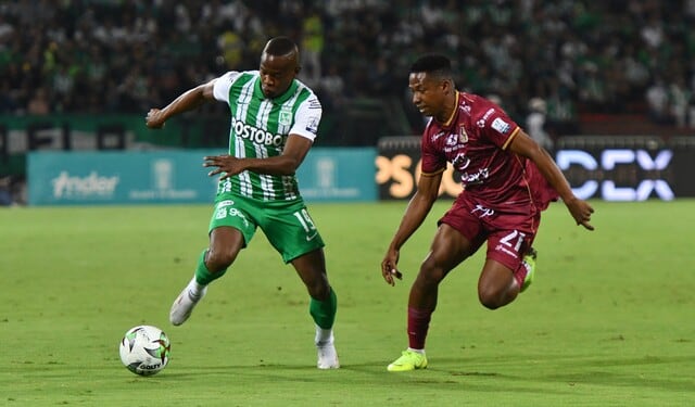 Atlético Nacional vs. Deportes Tolima. Foto: Colprensa - Dimayor