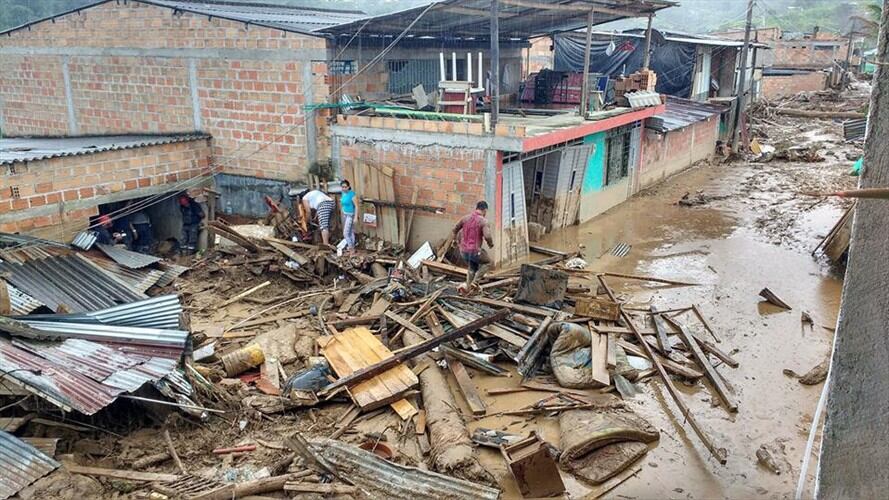 Avalancha en Mocoa. Foto: Colprensa