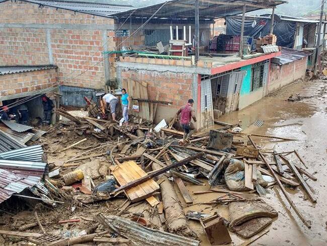 Avalancha en Mocoa. Foto: Colprensa