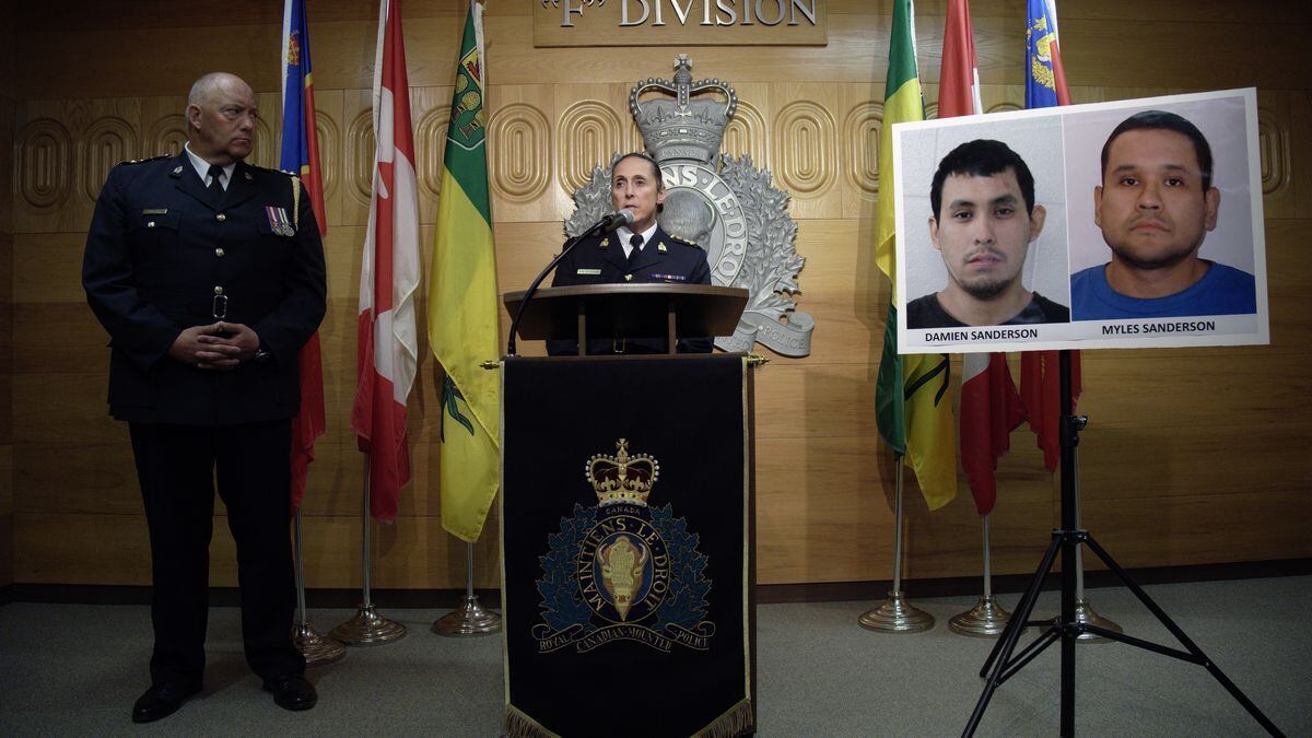 Policía canadiense busca al sospechoso de la masacre en una reserva indígena. Foto: EFE