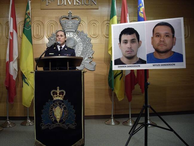 Policía canadiense busca al sospechoso de la masacre en una reserva indígena. Foto: EFE