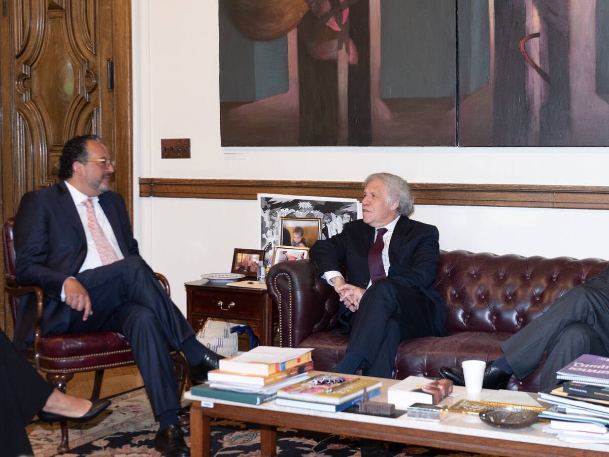 Presidente de JEP se reunió con la OEA: hablaron de posible cooperación