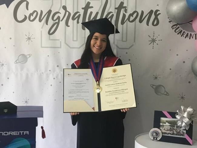 Estudiante santandereana es la primera mujer con puntaje perfecto en Pruebas Saber 11. Foto: Suministrada
