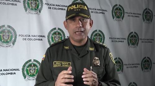 General (r) Óscar Gómez Heredia. Cortesía: Tomada de @PoliciaBogota en Twitter.