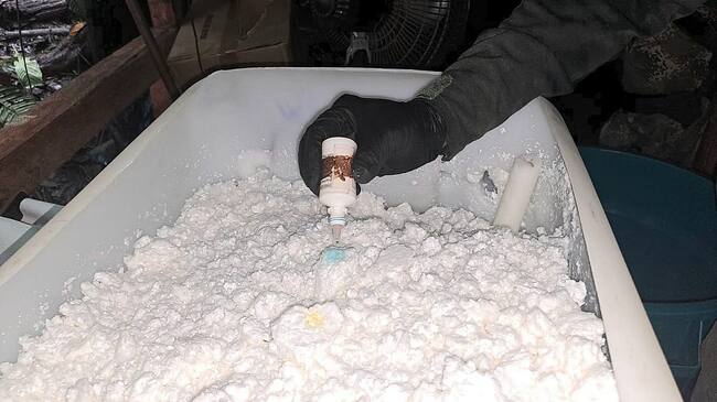 Ejército destruyó gigantesco laboratorio de cocaína que producía tres toneladas al mes