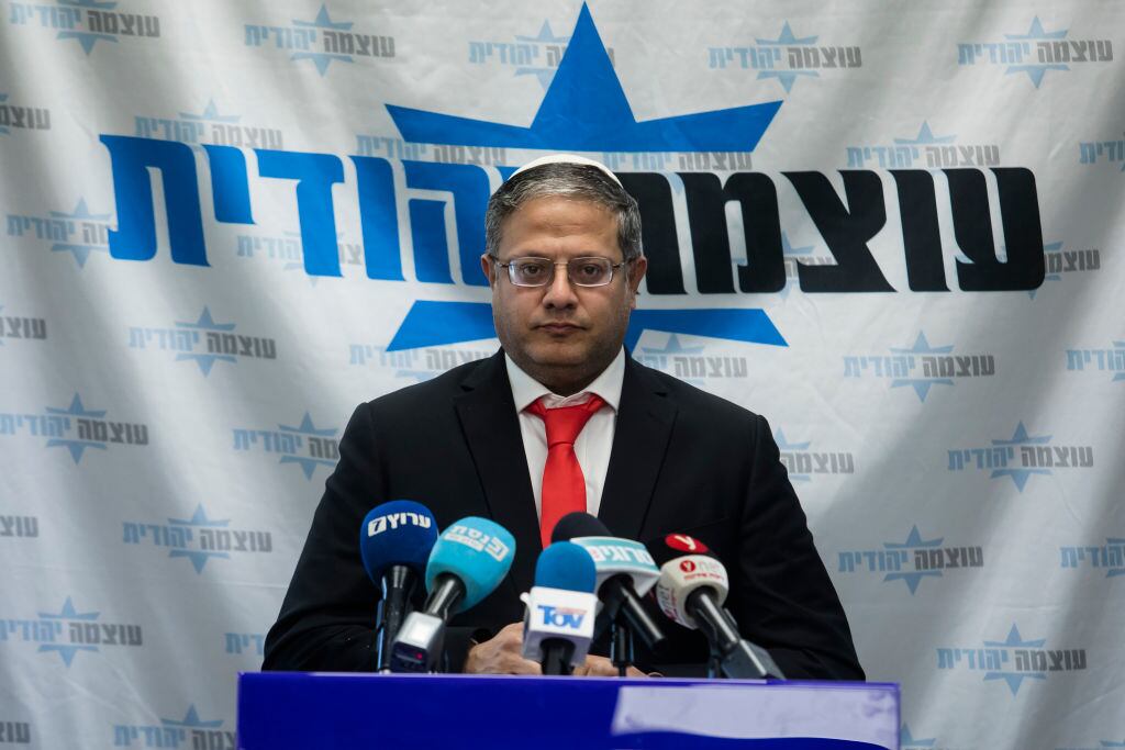 Itamar Ben Gvir ministro de Seguridad Nacional.  (Photo by Amir Levy/Getty Images)
