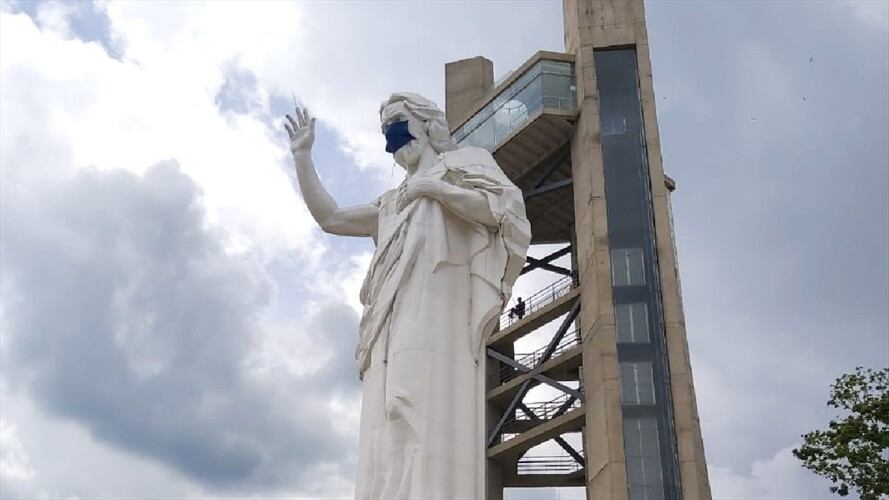 Cerro el Santísimo en Floridablanca. Foto: Suministrada.