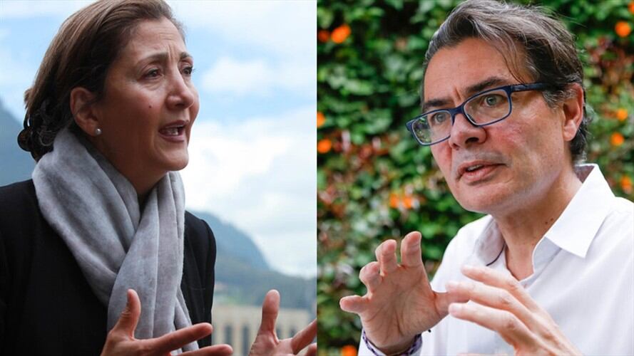 Ingrid Betancourt y Alejandro Gaviria . Foto: Colprensa - Camila Díaz