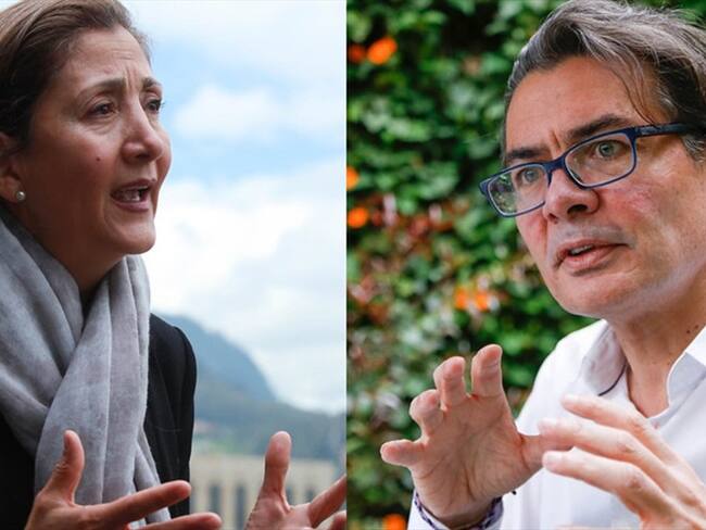 Ingrid Betancourt y Alejandro Gaviria . Foto: Colprensa - Camila Díaz