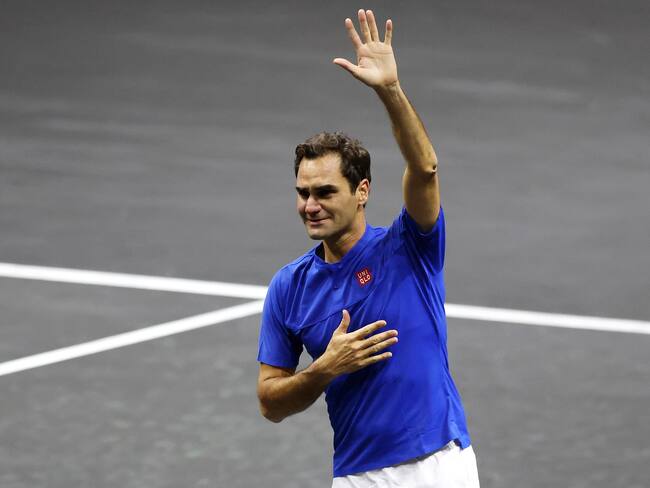 Roger Federer. (Photo by Luke Walker/Getty Images for Laver Cup)