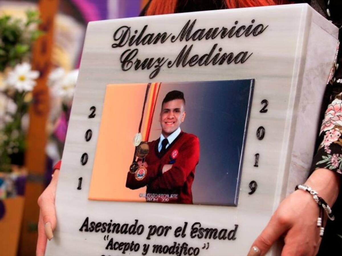 Mamá de Dilan Cruz se manifestó en el paro nacional para exigir justicia por su hijo