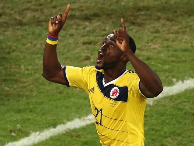 Jackson Martínez en el Mundial de Brasil 2014. Foto: Getty Images/Warren Little