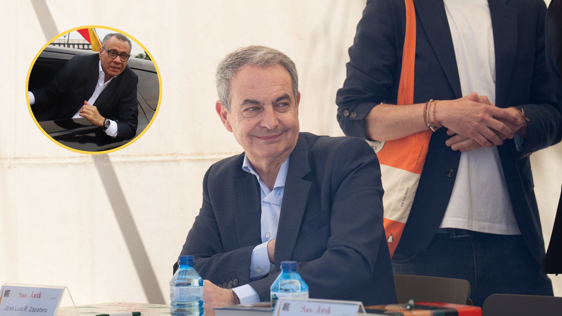 José Zapatero. Foto: David Zorrakino/Europa Press via Getty Images - Jorge Glas: Gerardo Menoscal/Agencia Press South/Getty Images.